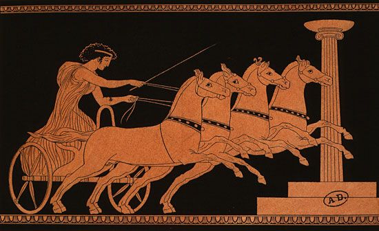 ancient greek olympics chariot racing